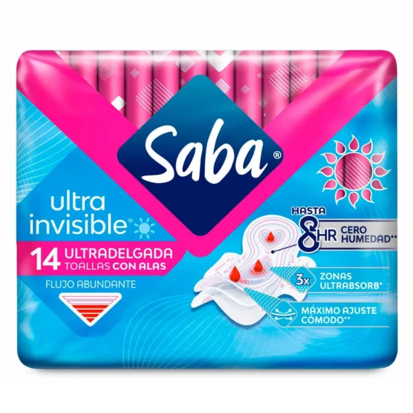 Saba Ultra Invisible Buenos Días Ultra Delgada Alas Flujo Abundante 10 Piezas Saba Ultra Invisible Buenos Días Ultra Delgada Alas Flujo Abundante 10 Piezas