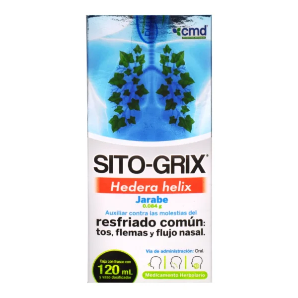 Sito-Grix Hedera Helix Jarabe 0.084g Oral 120ml CMD Productos Naturales