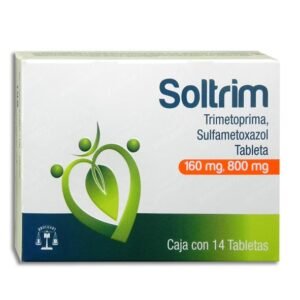 Soltrim Trimetoprima Sulfametoxazol 160mg 800mg 14 Tabletas Bruluart
