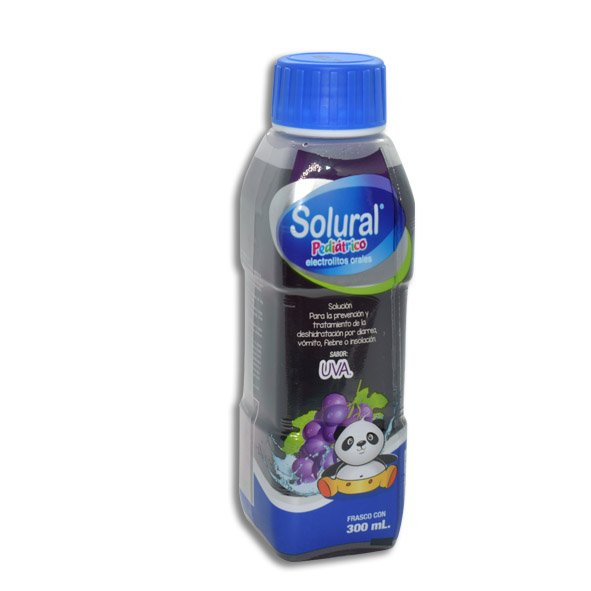 Solural Suero Rehidratante Pediátrico Uva 300ml