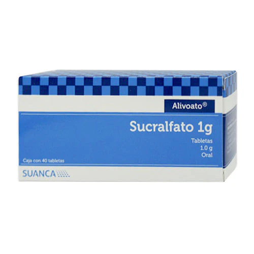 Sucralfato Alivoato 1g 40 Tabletas Suanca