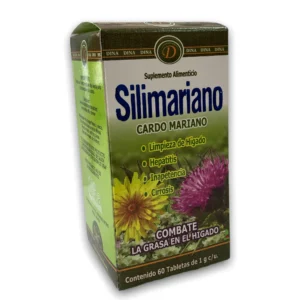 Suplemento alimenticio Silimariano Cardo Mariano 60 Tabletas