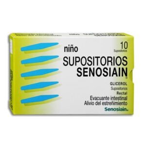 Supositorios Senosiain Niño 10 Piezas Senosiain