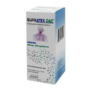 Supratex Dac Ambroxol Levodropropizina 300mg/600mg/100ml Solución 120ml Mavi