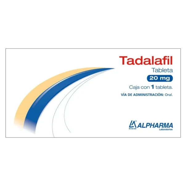 Tadalafil 20mg 1 Tableta Alpharma Laboratorios