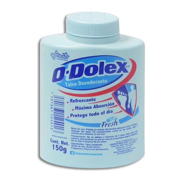 Talco O-Dolex Fresh 150g Avant Laboratorios