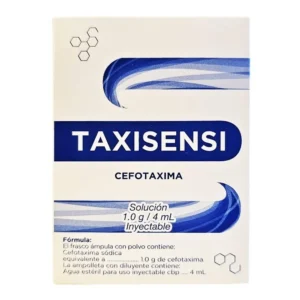Taxisensi Cefotaxima Solución 1.0g/4ml Inyectable Laboratorios Jayor