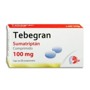 Tebegran Sumatriptán 100mg 2 Comprimidos Collins