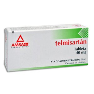 Telmisartán 40mg 14 Tabletas Amsa Laboratorios