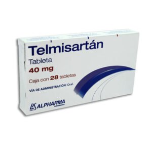 Telmisartán 40mg 28 Tabletas Alpharma Laboratorios