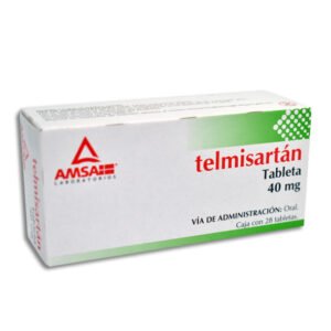 Telmisartán 40mg 28 Tabletas Amsa Laboratorios