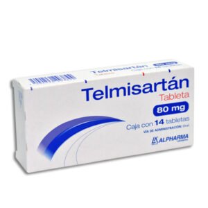Telmisartán 80mg 14 Tabletas Alpharma Laboratorios