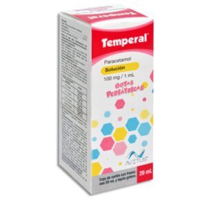 Temperal Paracetamol Solución 100mg/1ml Gotas Pediátricas 20ml Avitus