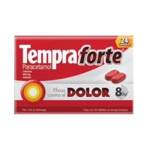 Tempra Forte Paracetamol 650ml Adultos 24 Tabletas RB