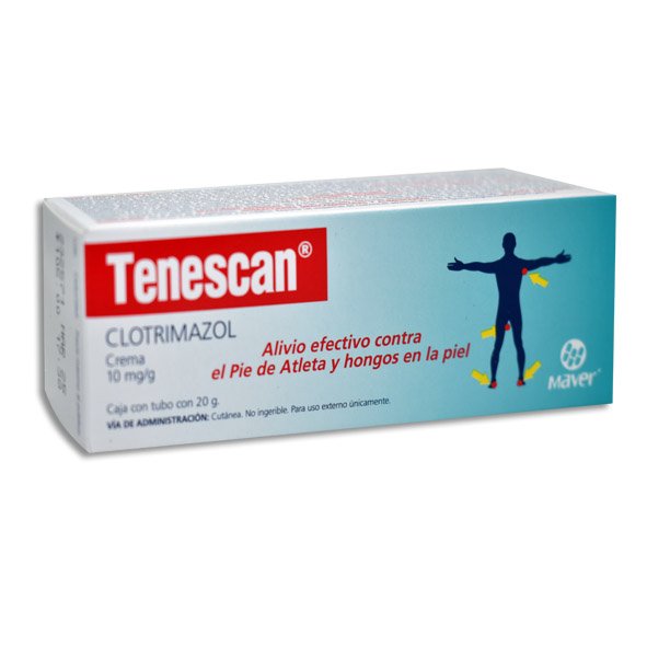 Tenescan Clotrimazol Crema 10mg 20g Maver