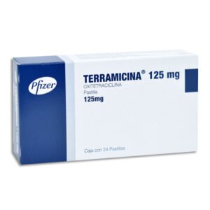 Terramicina Oxitetraciclina 125mg 24 Pastillas Pfizer