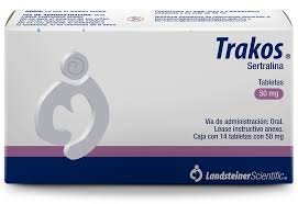 Trakos Sertralina 50mg 14 Tabletas Landsteiner Scientific