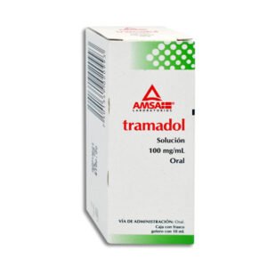Tramadol Solución 100mg/ml 10ml Oral Amsa Laboratorios