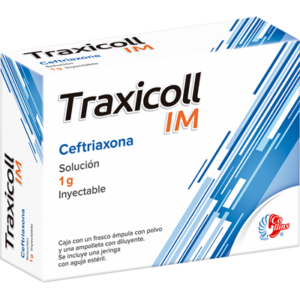 Traxicoll IM Ceftriaxona Solución 1g Inyectable Collins