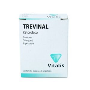 Trevinal Ketorolaco Solución Inyectable 30mg/1ml 3 Ampolletas Vitalis