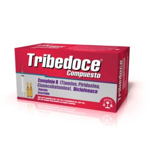 Tribedoce Compuesto Complejo B Diclofenaco Solución Inyectable 3 Ampolletas Bruluart