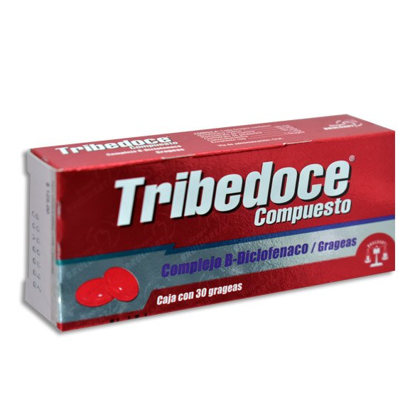 Tribedoce Compuesto Completo B-Diclofenaco 30 Grageas Bruluart