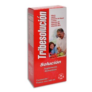Tribesolución Solución Hierro Sábila Nopal B1 B6 B12 340ml Bruluart