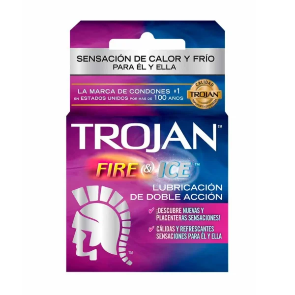 Trojan Fire & Ice 3 Condones