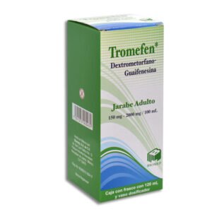 Tromefen Dextrometorfano Guaifenesina Jarabe Adulto 150mg/2,000mg/100ml 120ml Biomep