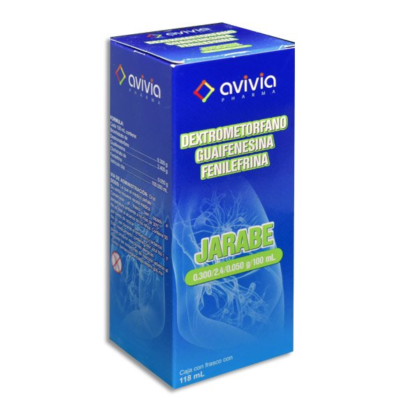 Tusilen Dextrometorfano Guaifenesina Fenilefrina Jarabe 118ml Avitus