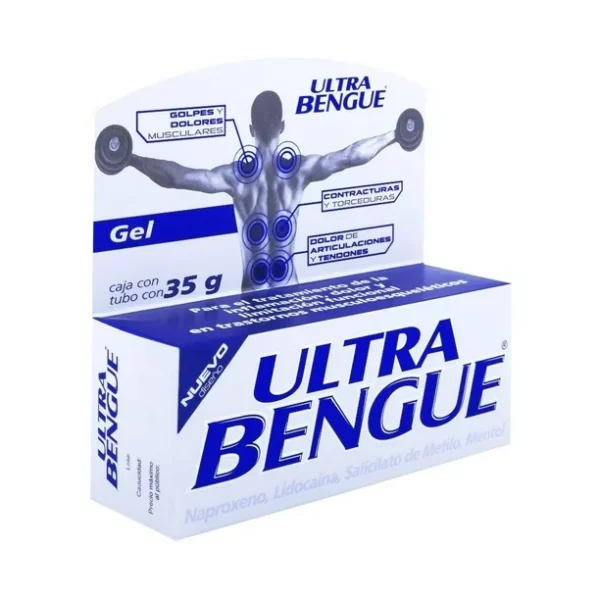 Ultra Bengue Naproxeno Lidocaina Salicilato Metilo Mentol 35g