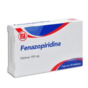 Urezol Fenazopiridina 100mg 20 Tabletas Mavi