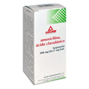 Valclan Amoxicilina Ácido Clavulánico 200mg/28.5mg/5ml Suspensión Pediátrica Farmacéutica Wandel
