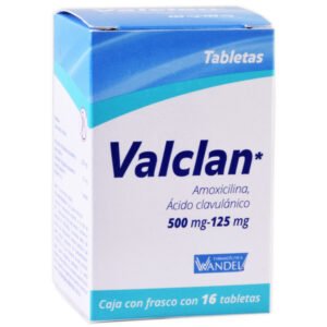 Valclan Amoxicilina, Ácido Clavulanico 250mg-62.5mg/5ml Suspensión Junior 60ml