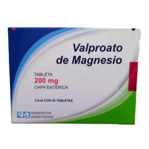 Valproato Magnesio 200mg 40 Tabletas Genéricos Armstrong