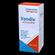 Vandix Amoxicilina 500mg / 5ml Suspensión 75ml Wandel Farmacéutica