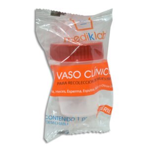 Vaso Clínico Recolección Muestras 100ml JP