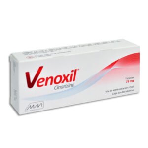 Venoxil Cinarizina 75mg 60 Tabletas Mavi