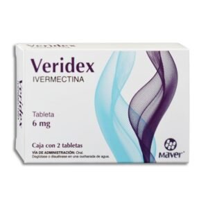 Veridex Ivermectina 6mg 2 Tabletas Maver
