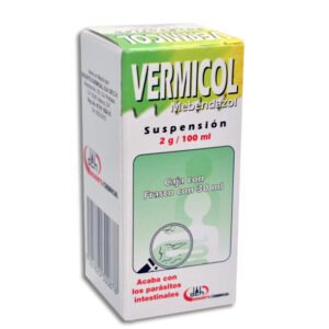 Vermicol Mebendazol Suspensión 2 g / 100 ml 30 ML Degort's