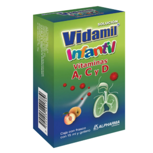 Vidamil Infantil Vitaminas A C y D 15ml Alpharma