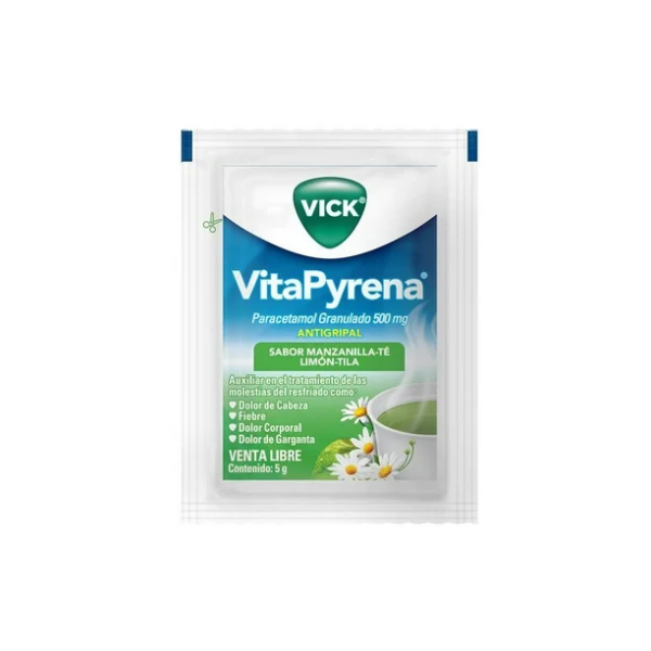 VitaPyrena Paracetamol 500mg Granulado Manzanilla 1 Sobre 5 g