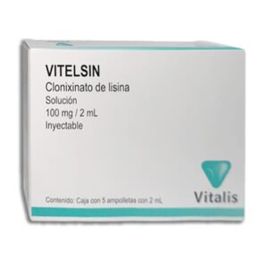 Vitelsin Clonixinato de lisina 100mg/2 ml Solucion Inyectable